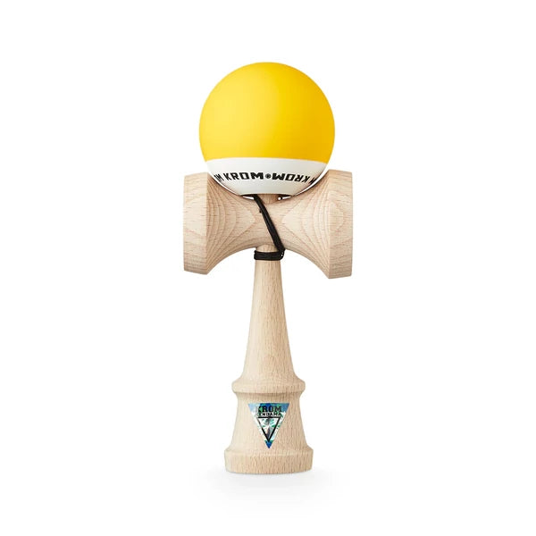 Kendama Krom POP - rubber - Galben
