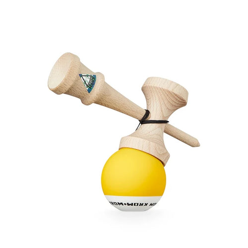 Kendama Krom POP - rubber - Galben